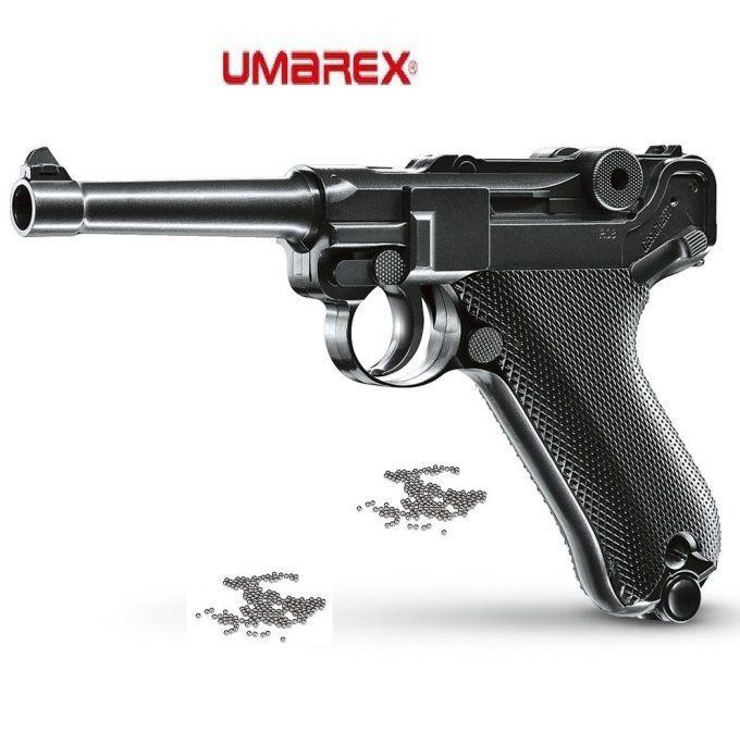 Pistolet à billes acier LEGENDS P.08 « Airguns »