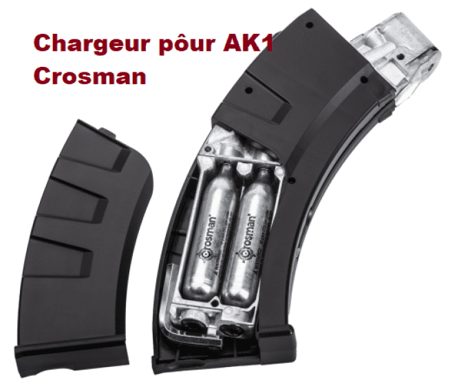 Chargeur pour AK1 « Crosman »/ Cal 4.5 Billes Acier et Co2