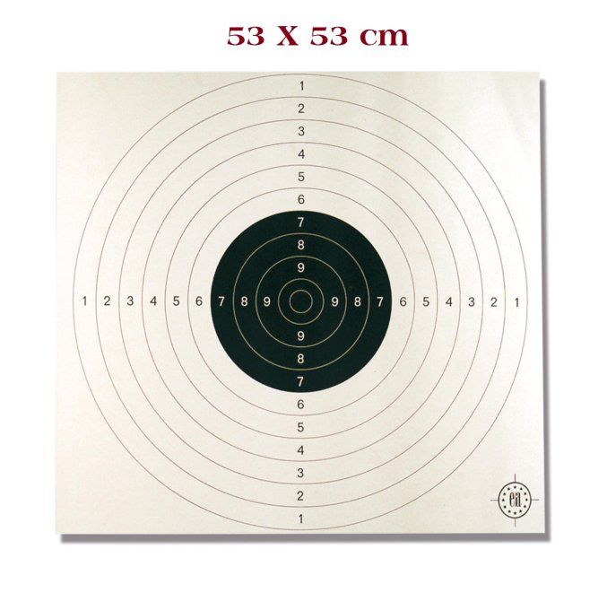Cible Carton C50 - 53 X 53