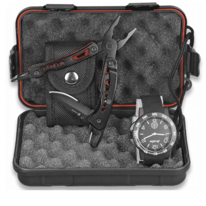 Coffret Multifonction Noir et Rouge