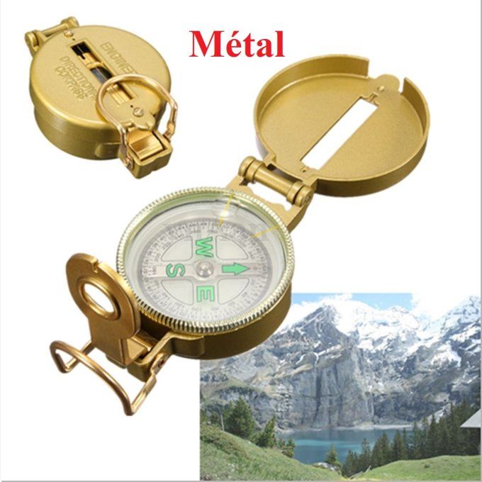 Boussole de l’Ingénieur METAL Doré - BARBARIC