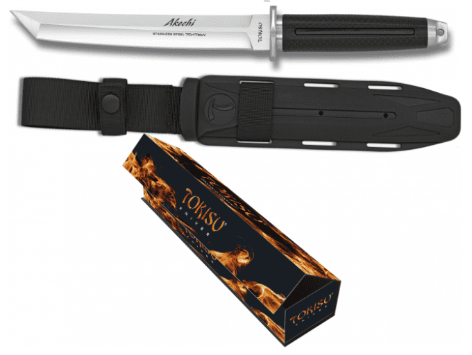 Poignard Akechi tactique lame Tanto de 19.4 cm « TOKISU »