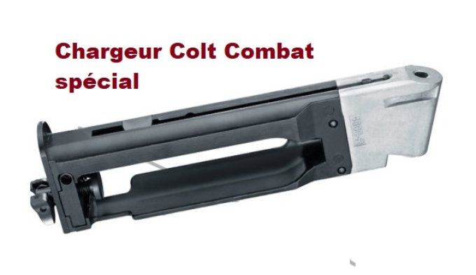 Chargeur pour Colt combat Co2 Billes Acier Cal 4.5
