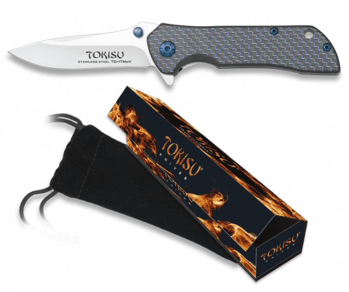 Couteau pliant lame de 8 cm « TOKISU »