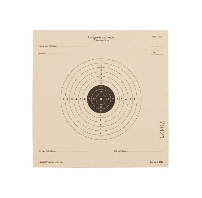 Cible Carton 17 X 17 (paquet de 100)
