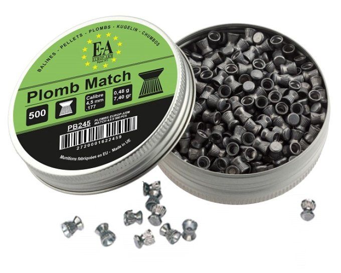 Plombs à tête Plate 4.5 mm