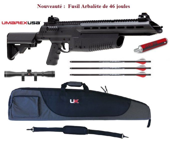 Fusil Arbalete Airjavelin de 46 joules à CO2