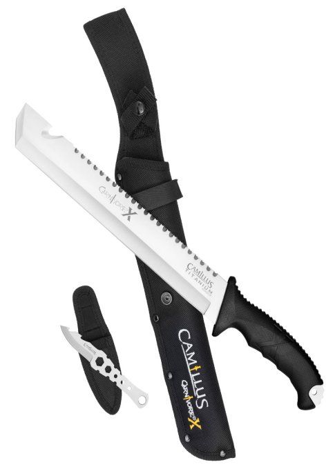Machette Carnivore X titanium noire