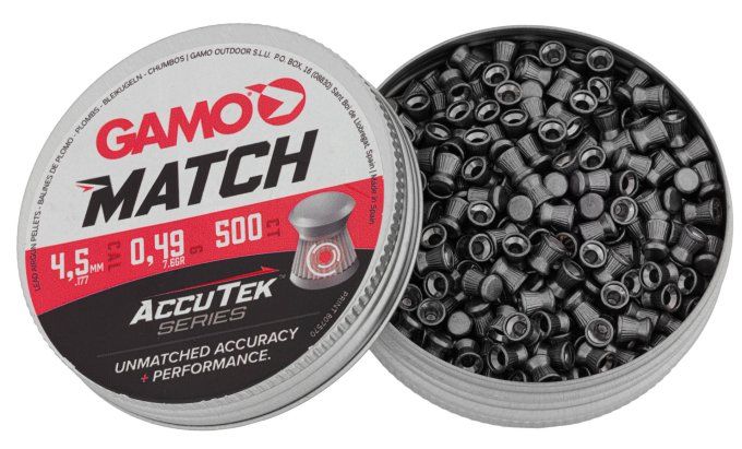 Plombs Gamo Match Accutek – Cal. 4.5 mm X 500
