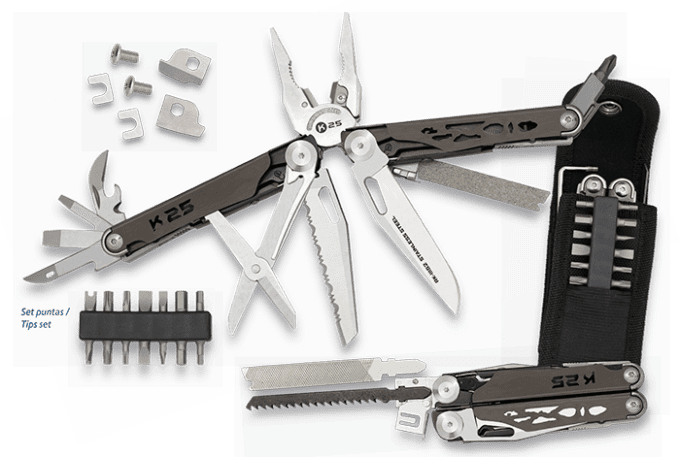 Pince Multifonction K25 Couleur titan 11 Fonctions