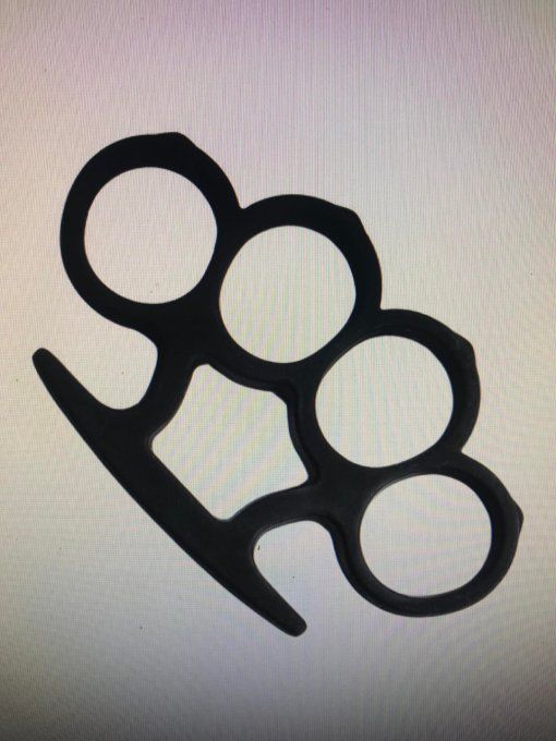 Poing Américain ALU Noir