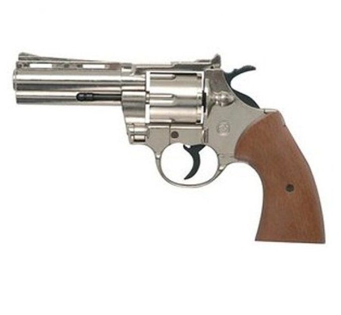 Revolver à blanc PYTHON 380 Chrome Bruni, réplique 357 Magnum