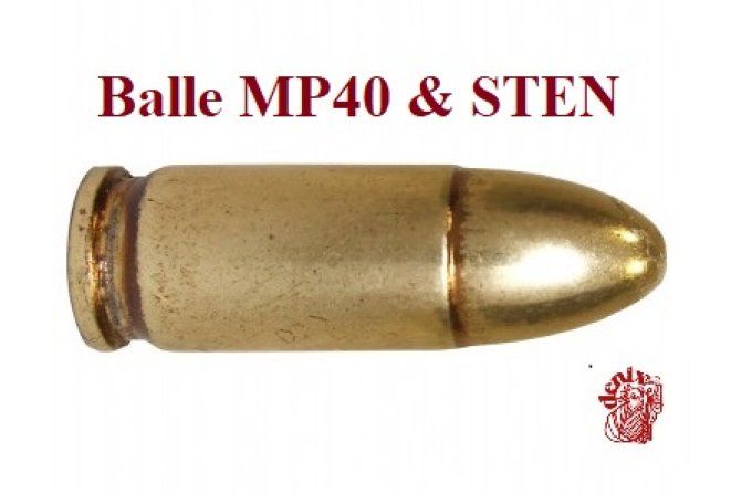 Réplique balles MP40 - STEN