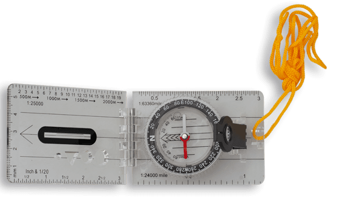 Boussole de Carte avec loupe - BARBARIC