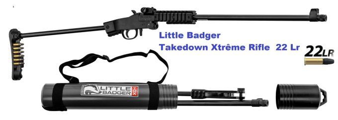 Carabine Pliante LITTLE BADGER Takedown Xtrême Rifle 22 Lr