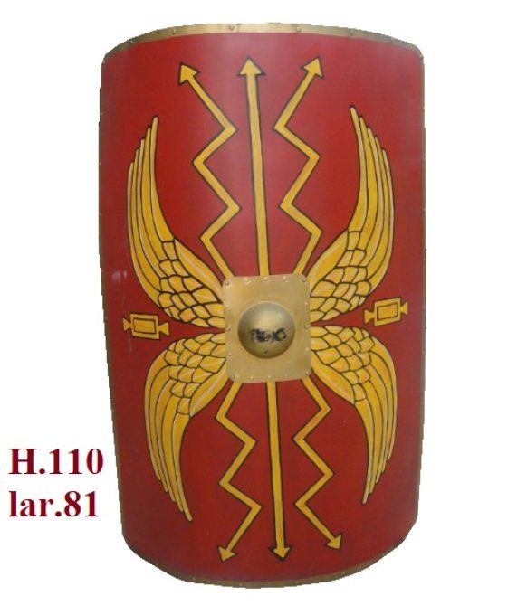 Bouclier Romain rectangulaire de 110 cm