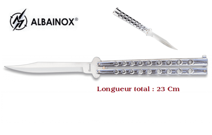 Couteau papillon Chrome Géant