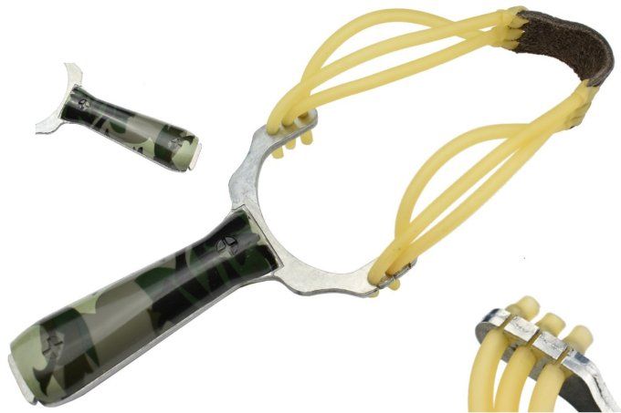 Lance pierre camouflage