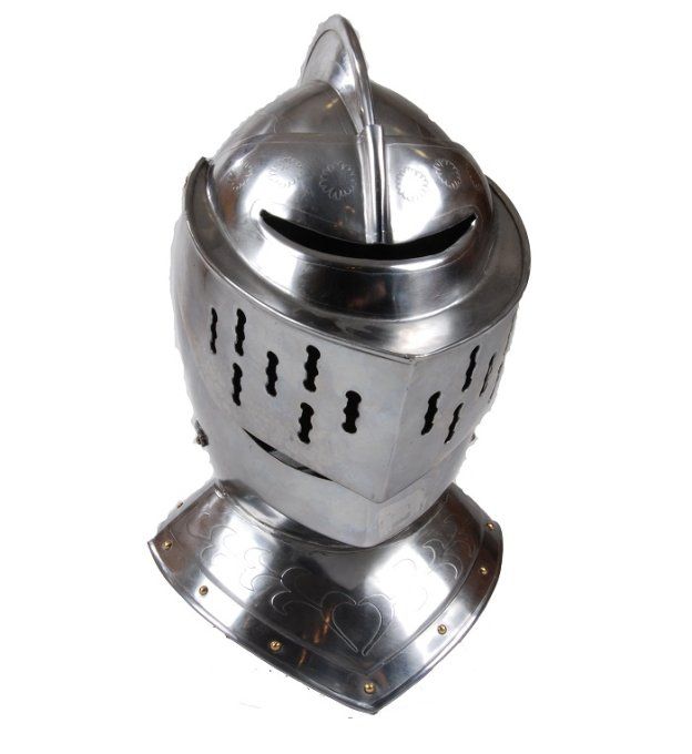 Casque d’armure impérial gravé 16 ème