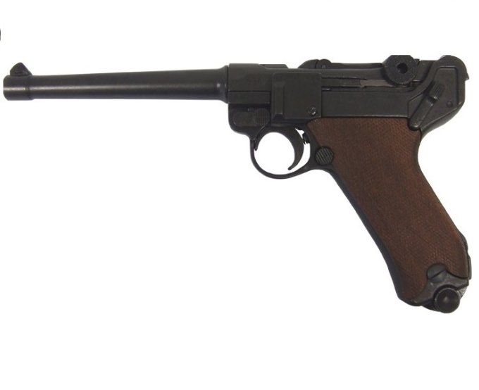 Pistolet LUGER P04/06 de Marine / 30 cm / Crosse Bois