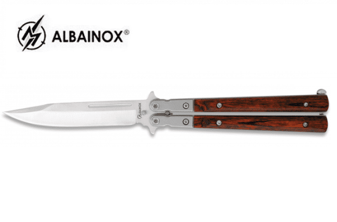 Couteau papillon manche Mikarta GM