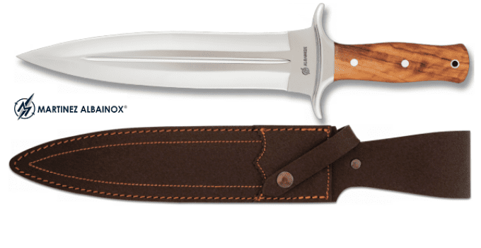 Couteau de chasse 36 cm manche bois d’Olivier