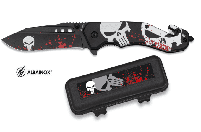 Couteau pliant Punisher lame de 8.5 cm