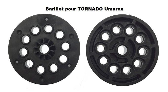 Barillet pour TORNADO / Cal 4.5 Billes Acier