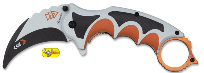 Couteaux Karambit tactical d’entrainement lame de 6 cm