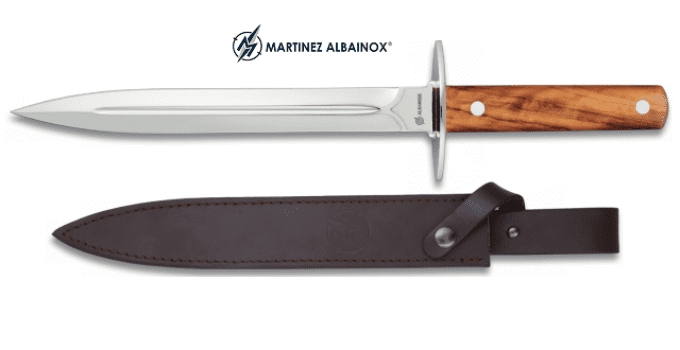 Couteau de chasse 41 cm manche bois d’Olivier