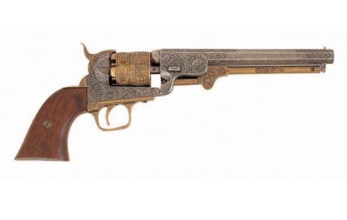 Revolver Marine USA 1851 Bicolor Réplique