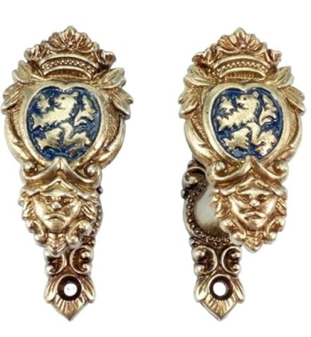 Support Mural Lion Bleu