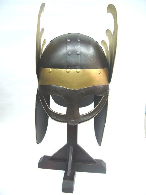 Casque viking enfant metal avec Aile