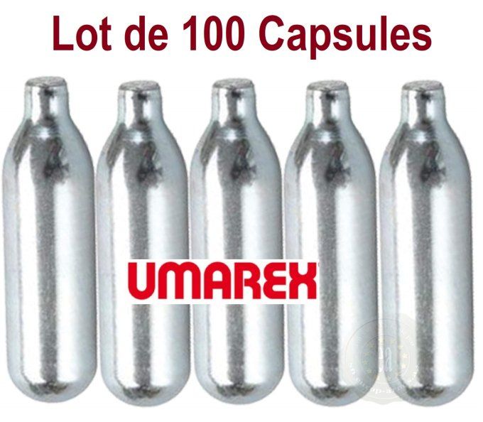 Lot de 100 capsules Co2 12 gr Umarex
