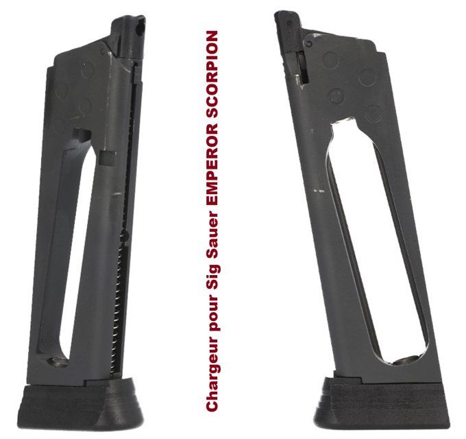 Chargeur pour Sig Sauer 1911 Emperor scorpion Co2 Billes Acier Cal 4.5