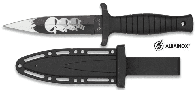 Couteaux de botte Punicher lame de 12 cm