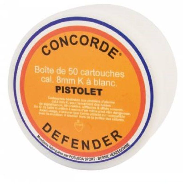 Cartouches de Défense x50 Cal. 8 mm K à Blanc