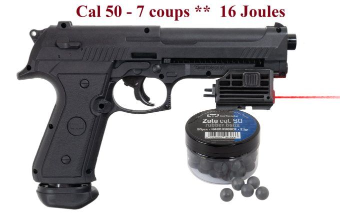 Pistolet LTListol Alfa 1.5 + Laser Cal 50 - 16 Joules