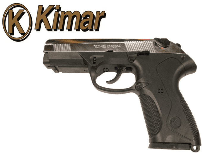 Pistolet PK4 Nickelé Chrome (Réplique)