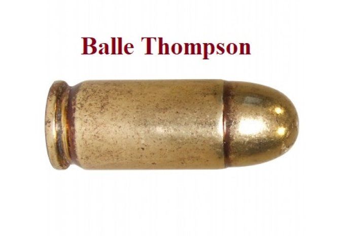 Réplique balles Thompson