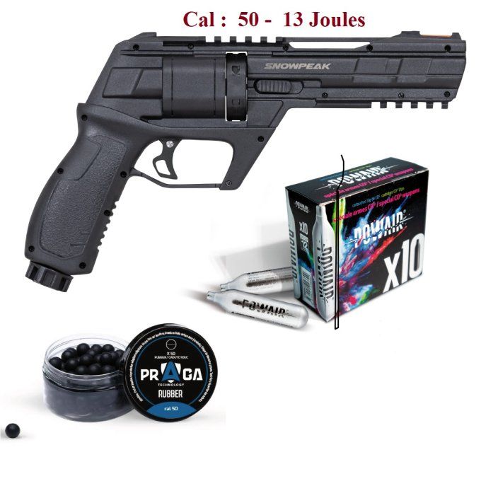 Pack Revolver CP300 Snowpeak Co2 Cal 50 – 13 Joules