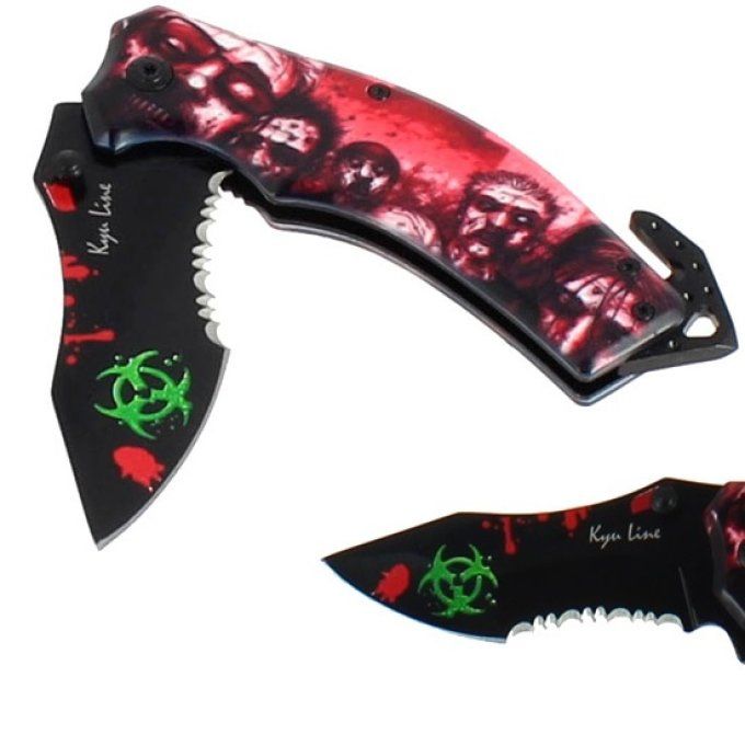Couteau PLIANT Zombie