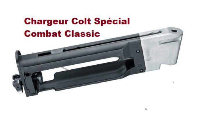Chargeur pour Colt combat classic Co2 Billes Acier Cal 4.5