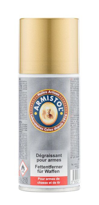 Aerosol dégraissant Armistol pour arme 150 ml