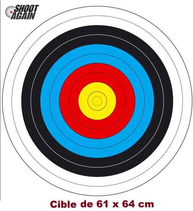 Cible arbalete 61 x 64 part 10
