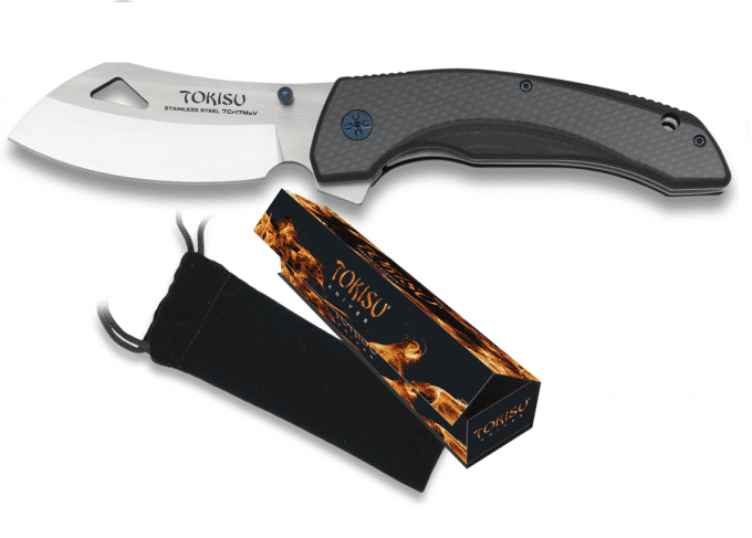 Couteau Pliant style japonais lame de 10 cm « TOKISU