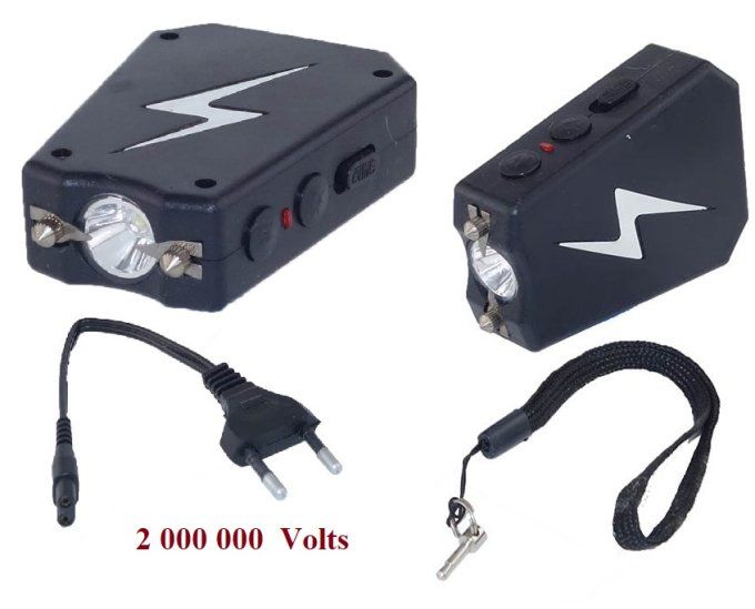 Shocker Mod 101 triangulaire + Led ( dit Tazer ) de 2 000 000 Volts