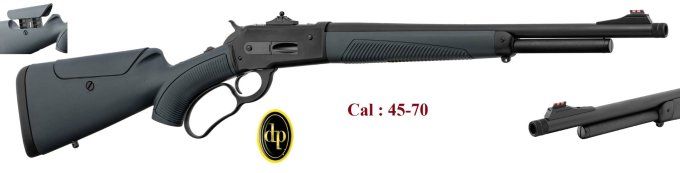 Carabine de chasse Pedersoli lever action BOARBUSTER SHADOW Cal 45-70