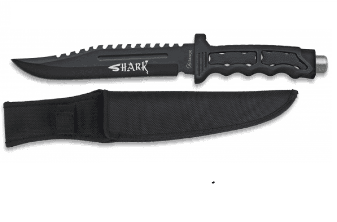 Couteau tactiques SHARK avec scie