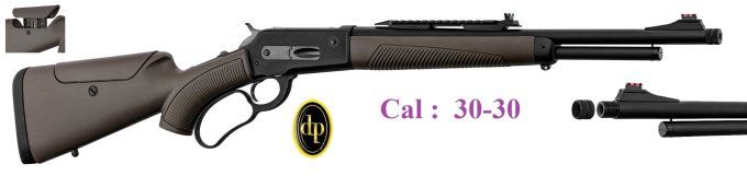 Carabine de chasse Pedersoli lever action DROPTINE Cal 30-30 WIN